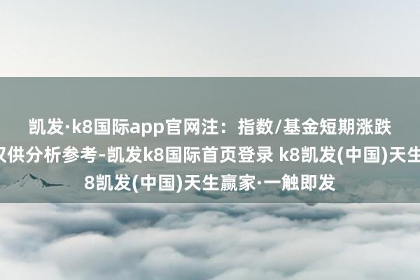 凯发·k8国际app官网　　注：指数/基金短期涨跌幅及历史发达仅供分析参考-凯发k8国际首页登录 k8凯发(中国)天生赢家·一触即发